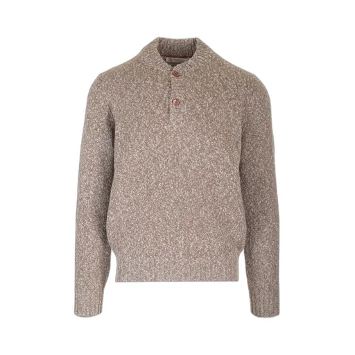 MÉLange-Effect Long-Sleeved Knitted Jumper