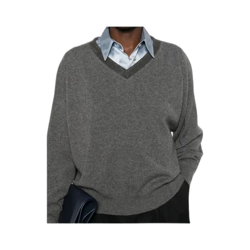 V-Neck Embellished Jumper