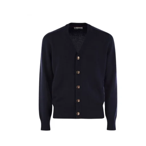 V-Neck Button-Up Cardigan