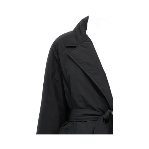 Long Belted Down Coat