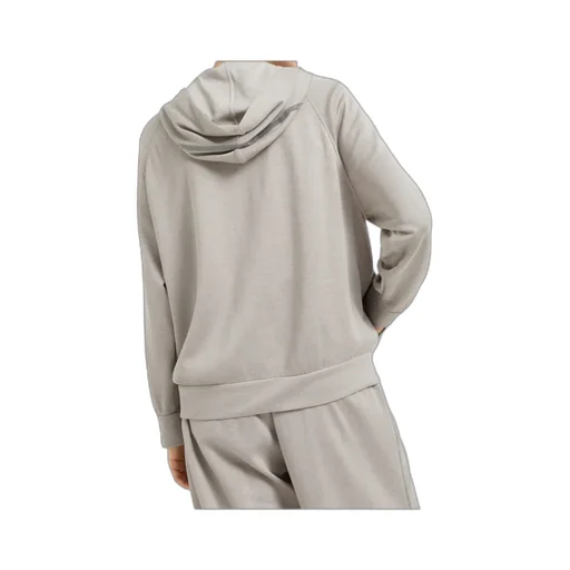 Monile-Embellished Zipped Hoodie
