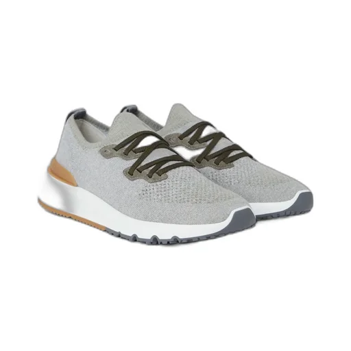 Knitted Low-Top Sneakers