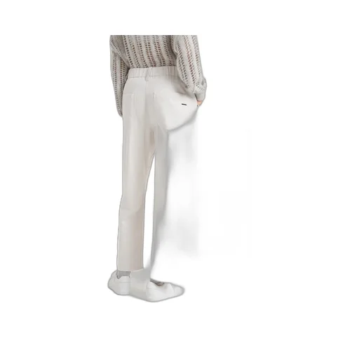 High Waist Straight Leg Trousers