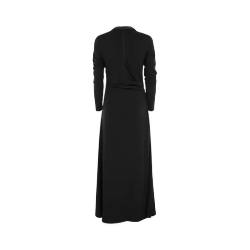 Crewneck Draped Dress