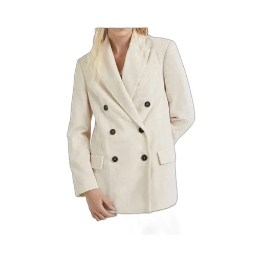 Double-Breasted Corduroy Blazer