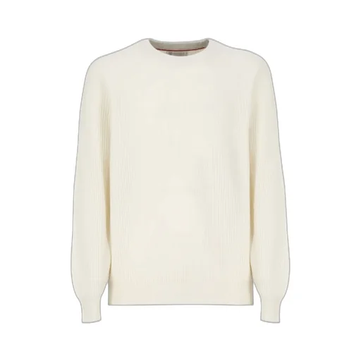 Crewneck Ribbed-Knit Jumper