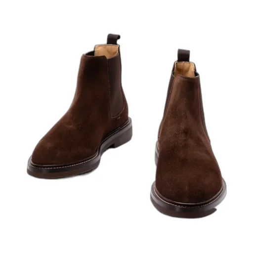 Elasticated-Panel Chelsea Ankle Boots