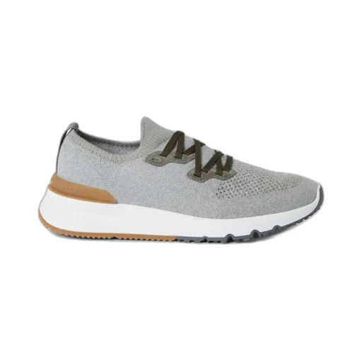 Knitted Low-Top Sneakers