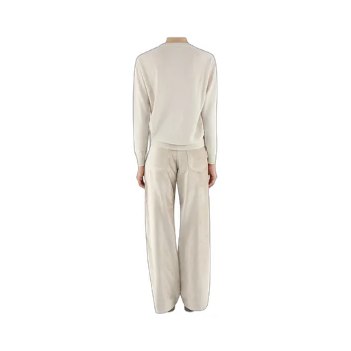 Zipped Wide Leg Trousers