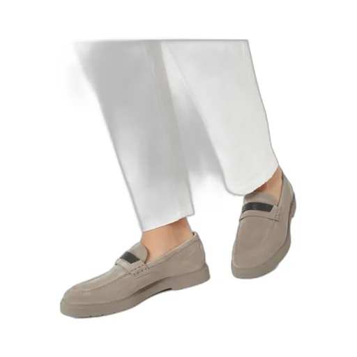 Beaded Almond Toe Penny Loafers