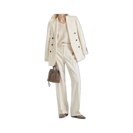 Double-Breasted Corduroy Blazer