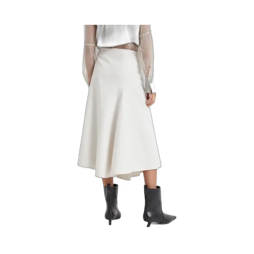Asymmetric Midi Skirt