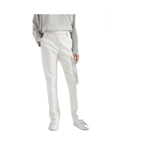 Monili-Embellished Straight Leg Trousers