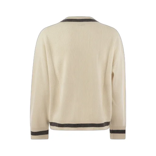 V-Neck Knitted Jumper