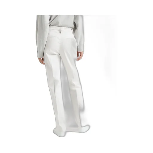 Monili-Embellished Straight Leg Trousers