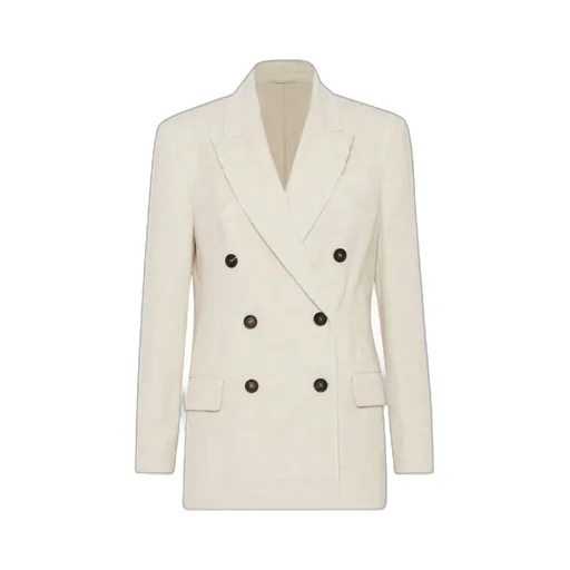 Double-Breasted Corduroy Blazer