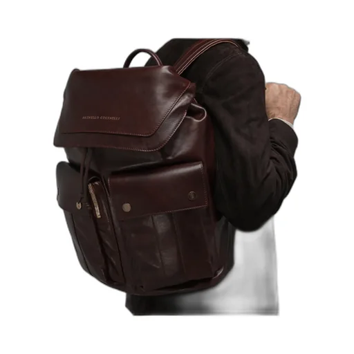 Logo Embossed Backpack