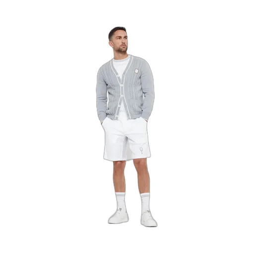 Logo Patch Knitted Cardigan