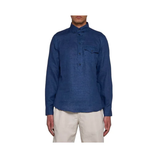 Long-Sleeved Polo Shirt