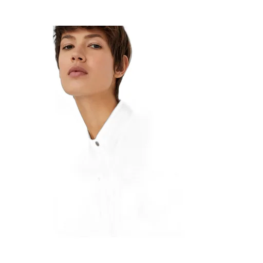 Semi-Sheer Short-Sleeved Shirt