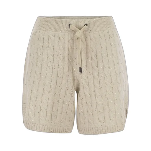 Sequin Embellished Knit Shorts