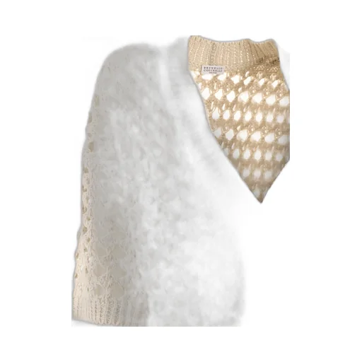 Open-Knitted Straight Hem Cardigan