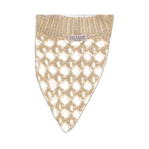 Open-Knitted Straight Hem Cardigan