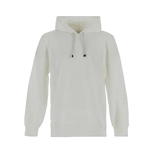 Ribbed Sleeve Drawstring Hoodie