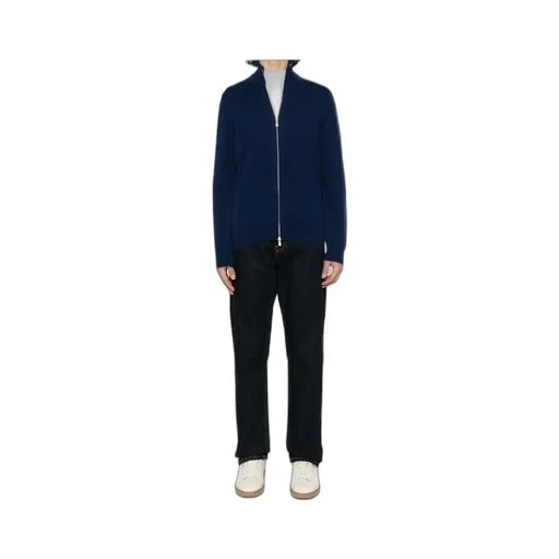 Zipped Cashmere Cardigan