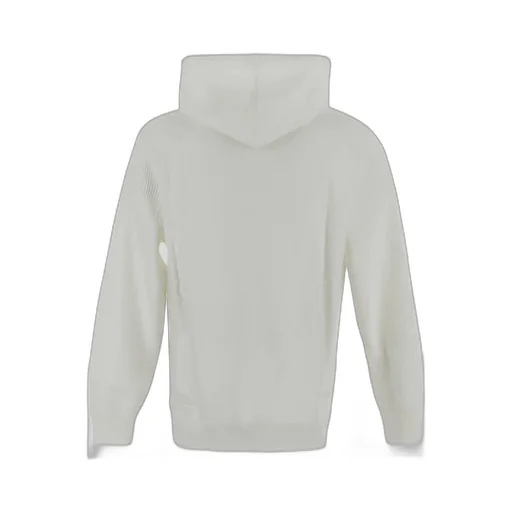 Ribbed Sleeve Drawstring Hoodie