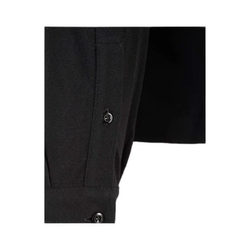 Long Sleeved Buttoned Polo Shirt