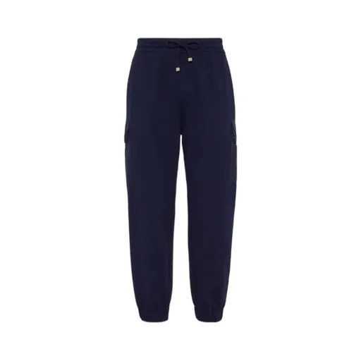 Straight-Leg Cotton-Blend Track Pants