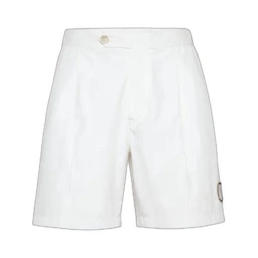 Logo-Appliqué Knee-Length Tailored Shorts