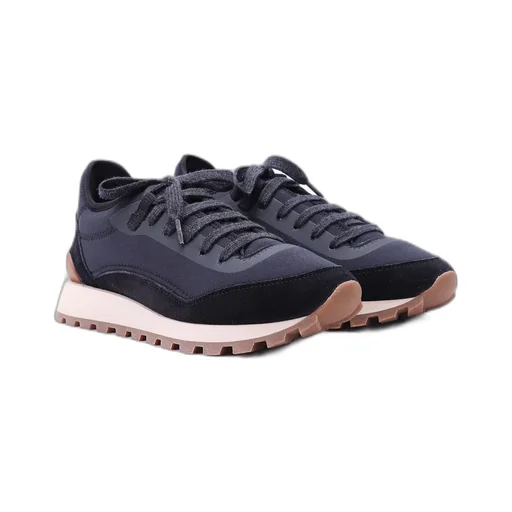 Round Head Lace-Up Casual Sports Shoes