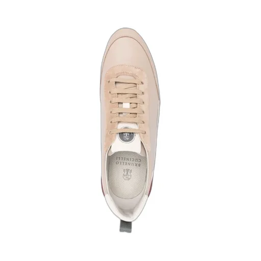 Panelled Leather Sneakers