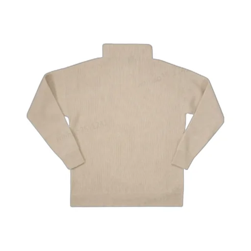 Mock-Neck Ribbed-Knitted Jumper