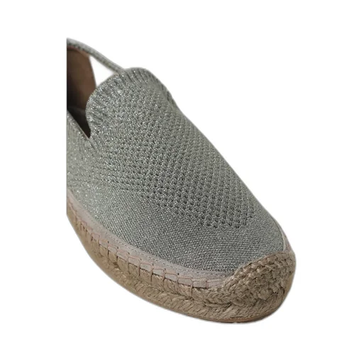 Lamé Knitted Espadrilles