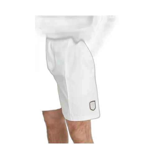 Logo-Appliqué Knee-Length Tailored Shorts
