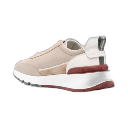 Panelled Leather Sneakers