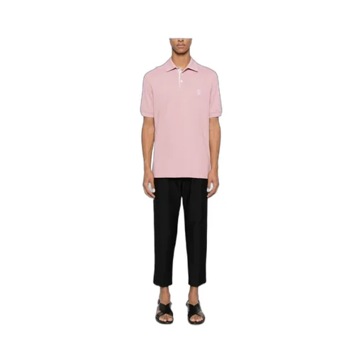 Logo Printed Short-Sleeved Polo Shirt