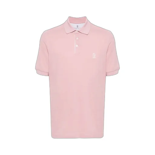 Logo Printed Short-Sleeved Polo Shirt