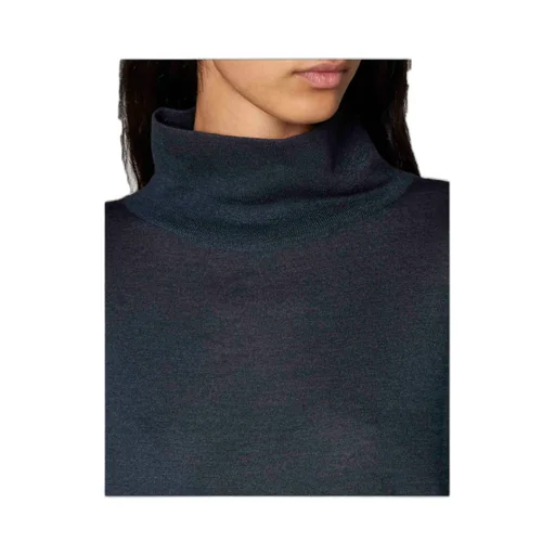 Roll-Neck Knitted Jumper