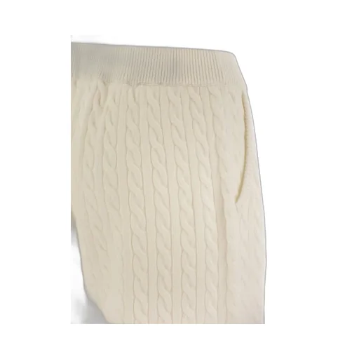 Cable-Knit Straight Leg Trousers