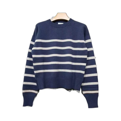 Long-Sleeved Knitted Sweater