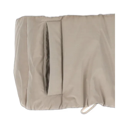 High-Neck Hooded Gilet