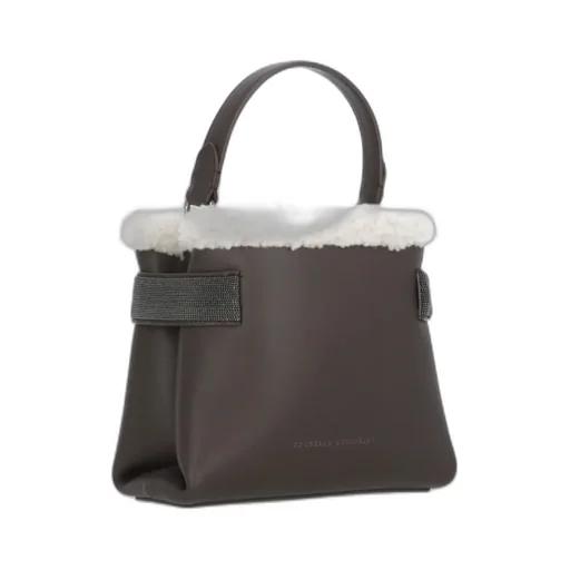 Logo Printed Embellished Tote Bag