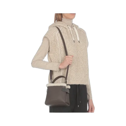 Logo Printed Embellished Tote Bag