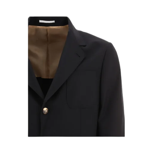 Single-Breasted Wool Blazer