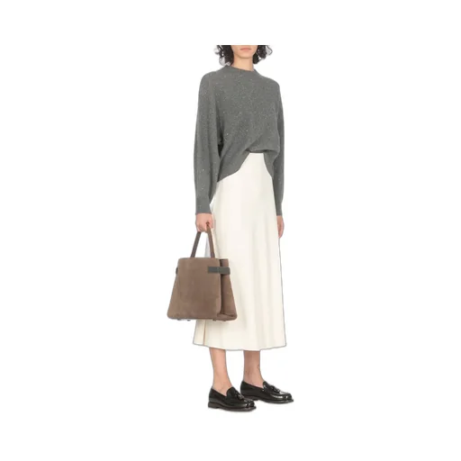 Embellished Top Handle Bag