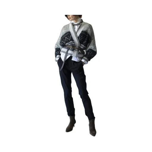 High-Waist Cropped Trousers